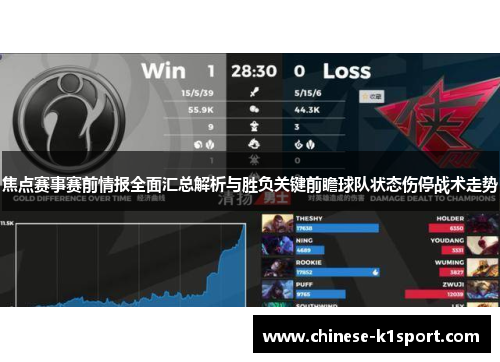 焦点赛事赛前情报全面汇总解析与胜负关键前瞻球队状态伤停战术走势